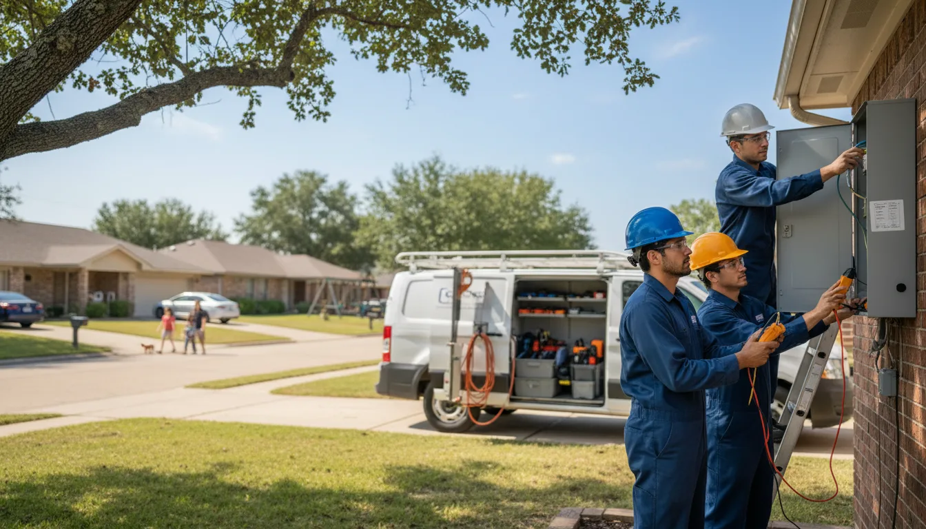 Certified electrician providing emergency electrical services in Mccomb, MS